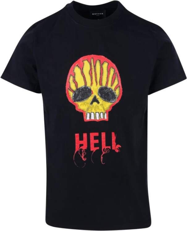 Botter T-Shirts Zwart Heren