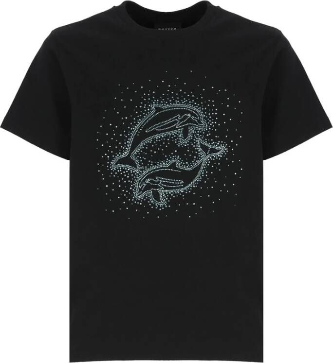 Botter T-Shirts Zwart Heren
