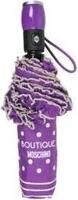 Boutique Moschino Stijlvolle Polka Dot UV Paraplu Purple Dames