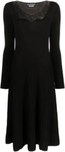 Boutique Moschino Lace A-line dress Zwart Dames