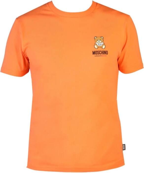 Boutique Moschino Shirts Oranje Heren
