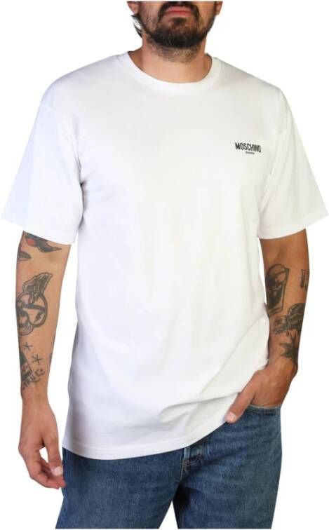 Moschino Stijlvol en veelzijdig heren T-shirt White Heren