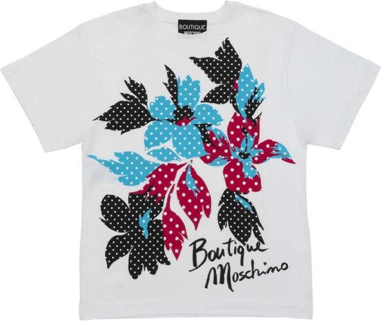 Boutique Moschino T-Shirt White Dames