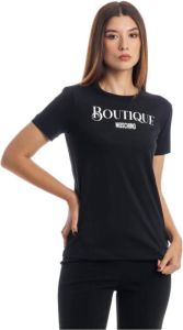 Boutique Moschino T-shirts and Polos Black Zwart Dames