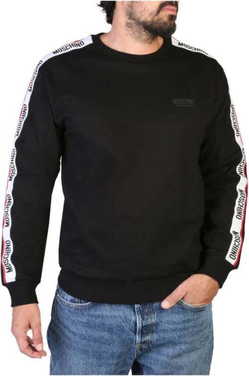Moschino Heren Lente Zomer Collectie Sweatshirt A1781-4409 Black Heren