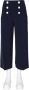 Boutique Moschino Wide Trousers Blauw Dames - Thumbnail 1