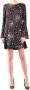 Boutique Moschino Zwart Zijde Blend Korte Jurk Black Dames - Thumbnail 1