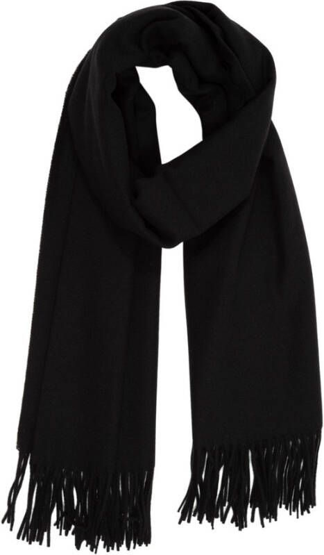 Boutique Moschino Wollen sjaal Black Dames