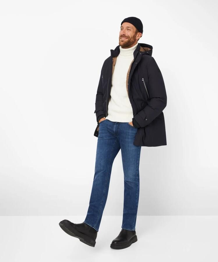 BRAX Casual herenjack Style Vitorio Blue Heren