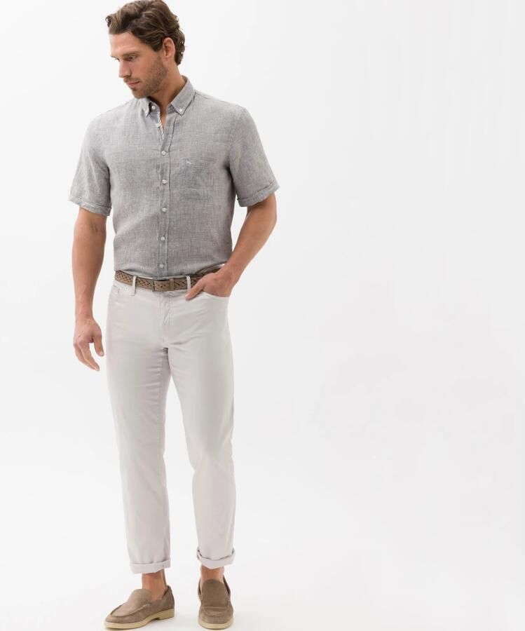 BRAX Heren Style Cadiz U Straight Fit Five-Pocket Broek Beige Heren - Foto 3