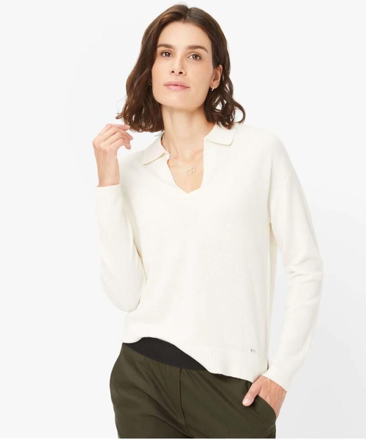 BRAX Gebreide pullover met labeldetail model 'LILLIAN' - Foto 2