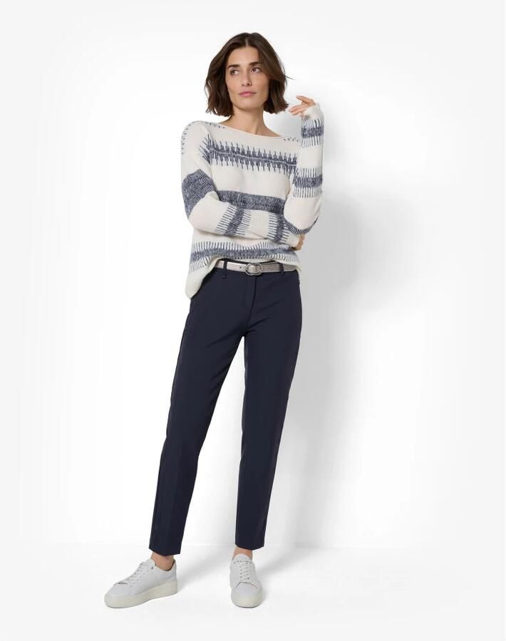 BRAX Maron S Dames Chino Broek Blue Dames - Foto 2