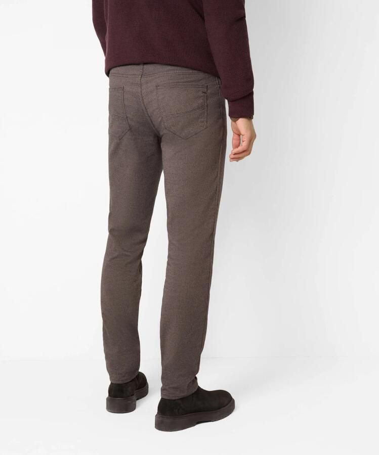 BRAX Style Cadiz Heren Straight Fit Five-Pocket Broek Brown Heren - Foto 3
