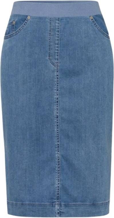 BRAX Denim Skirts Blauw Dames