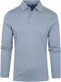 BRAX Longsleeve Polo Pirlo Blauw - Thumbnail 1