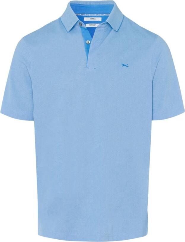 BRAX Polo Shirts Blauw Heren