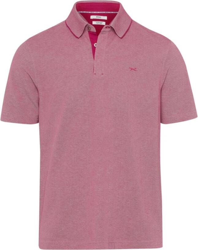 BRAX Polo Shirts Rood Heren