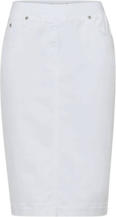 BRAX rok 12-6308 Pamina Skirt 99 Wit Dames