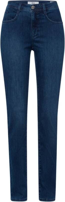 BRAX Slim-fit Jeans Blauw Dames