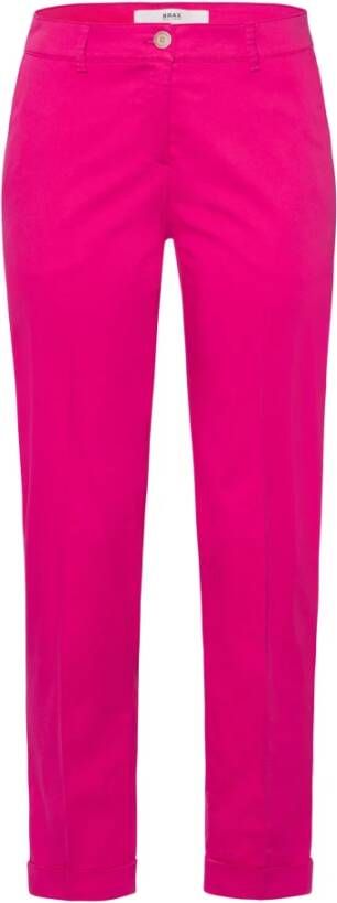 BRAX Trousers Roze Dames