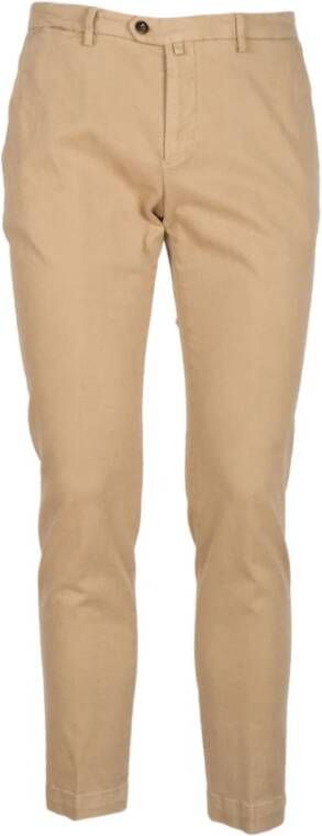 Briglia Beige Gabardine Broek Beige Heren