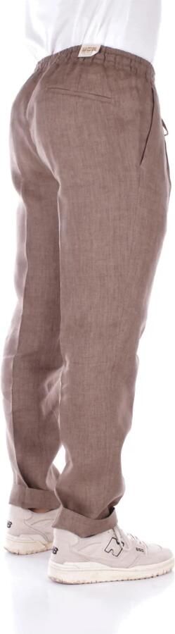 Briglia Slim-fit Trousers Brown Heren - Foto 4