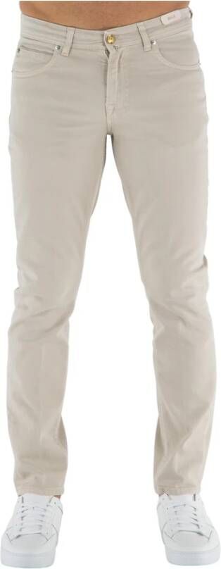 Briglia Slim-fit Jeans Beige Heren