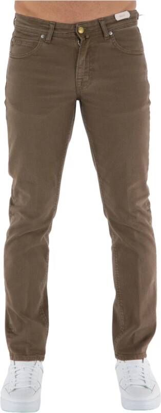 Briglia Slim-fit broek Bruin Heren