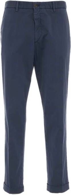 Briglia Slim-fit Trousers Blauw Heren