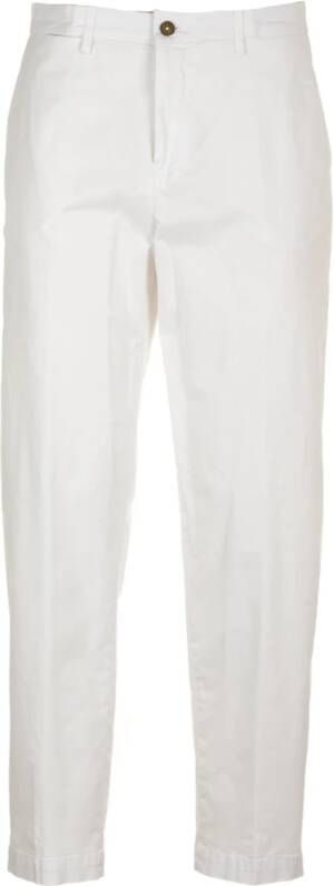 Briglia Slim-fit Trousers White Dames