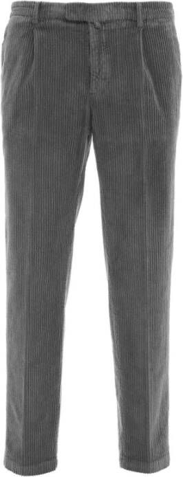Briglia Stijlvolle Grijze Corduroy Broek voor Heren Grijs Heren