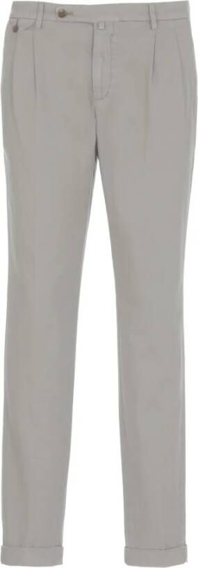Briglia Straight Trousers Grijs Heren