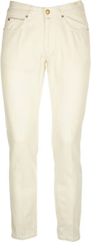 Briglia Slim-Fit Cream Jeans Beige Heren