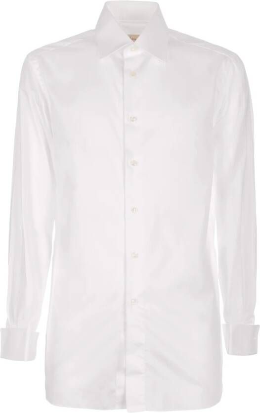 Brioni Formal Shirts White Heren