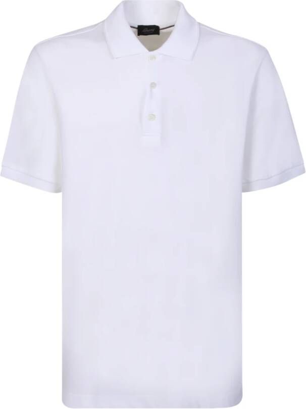 Brioni Polo Shirt White Heren