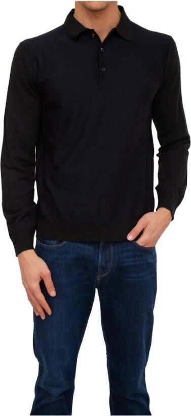 Brioni Poloshirt Blauw Heren