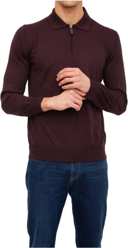 Brioni Poloshirt Bruin Heren