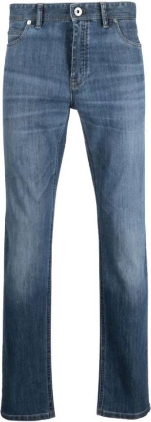 Brioni Slim-fit Jeans Blauw Heren