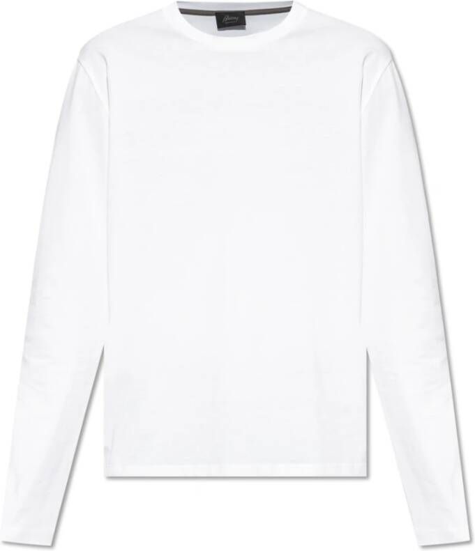 Brioni T-shirt met lange mouwen White Heren