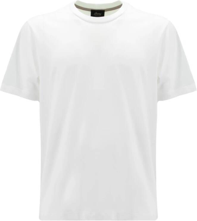 Brioni T-shirts White Heren