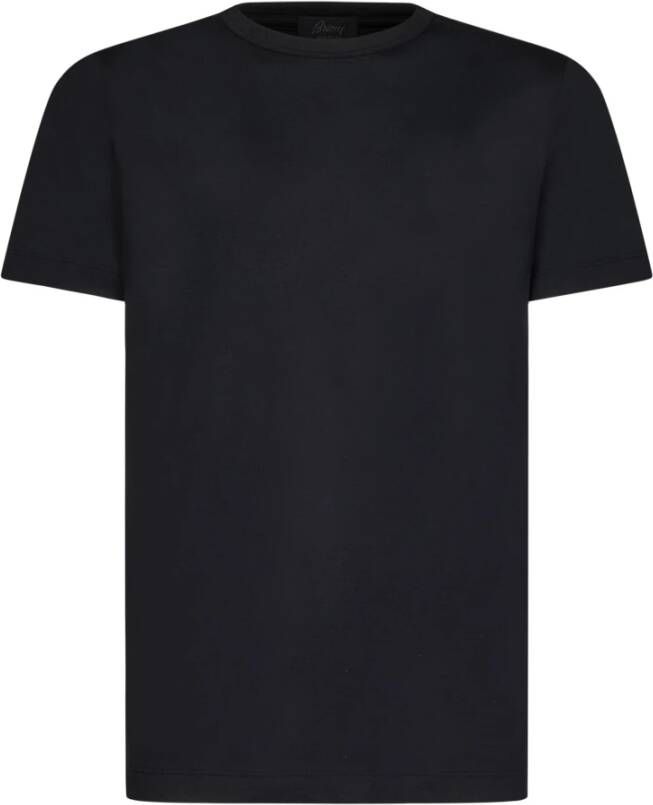 Brioni T-Shirts Zwart Heren