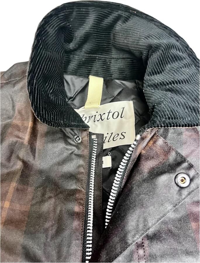 Brixtol Textiles Bruin Tartan Gewaxte Jas Curtis Brown Heren - Foto 9