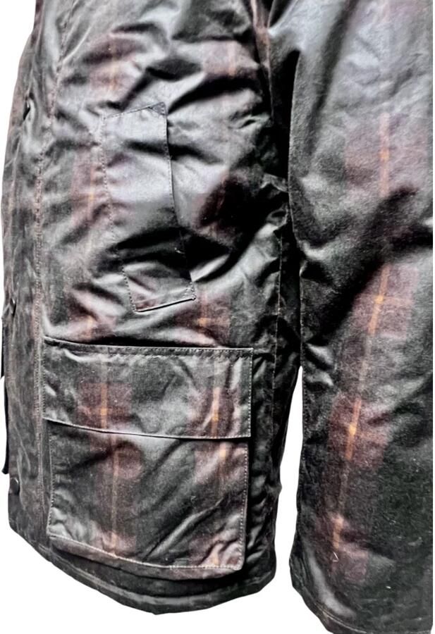 Brixtol Textiles Bruin Tartan Gewaxte Jas Curtis Brown Heren - Foto 12