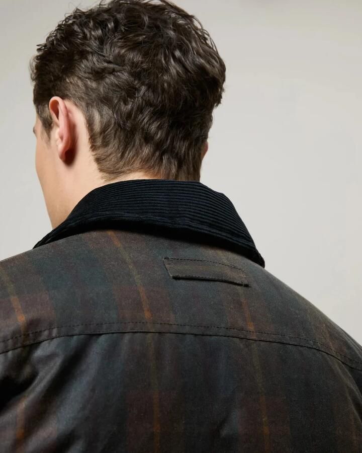 Brixtol Textiles Bruin Tartan Gewaxte Jas Curtis Brown Heren - Foto 6