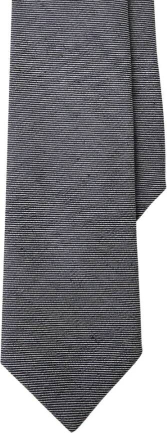 Brooks Brothers Linen Solid Strikdas Blue Heren