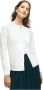 Brooks Brothers Supima Katoenen Cardigan White Dames - Thumbnail 1