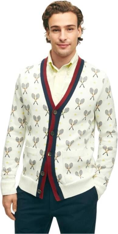 Brooks Brothers Cardigans Wit Heren