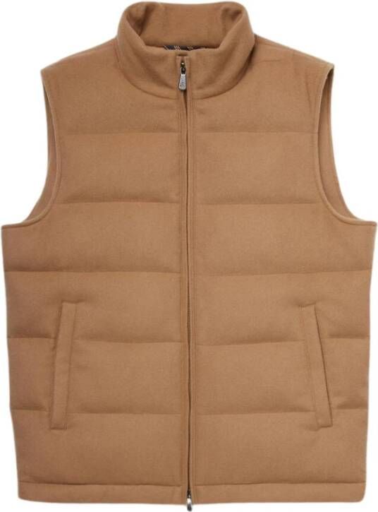 Brooks Brothers Down-vill vest Beige Heren