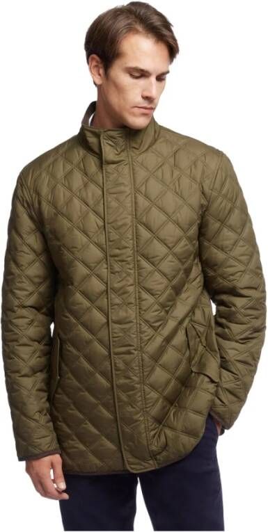 Brooks Brothers Gewatteerde wandeljas Groen Heren