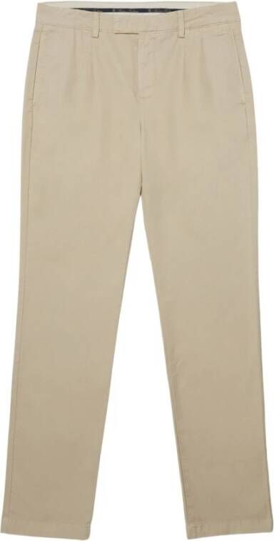 Brooks Brothers Katoenen twill slappe broek Beige Heren